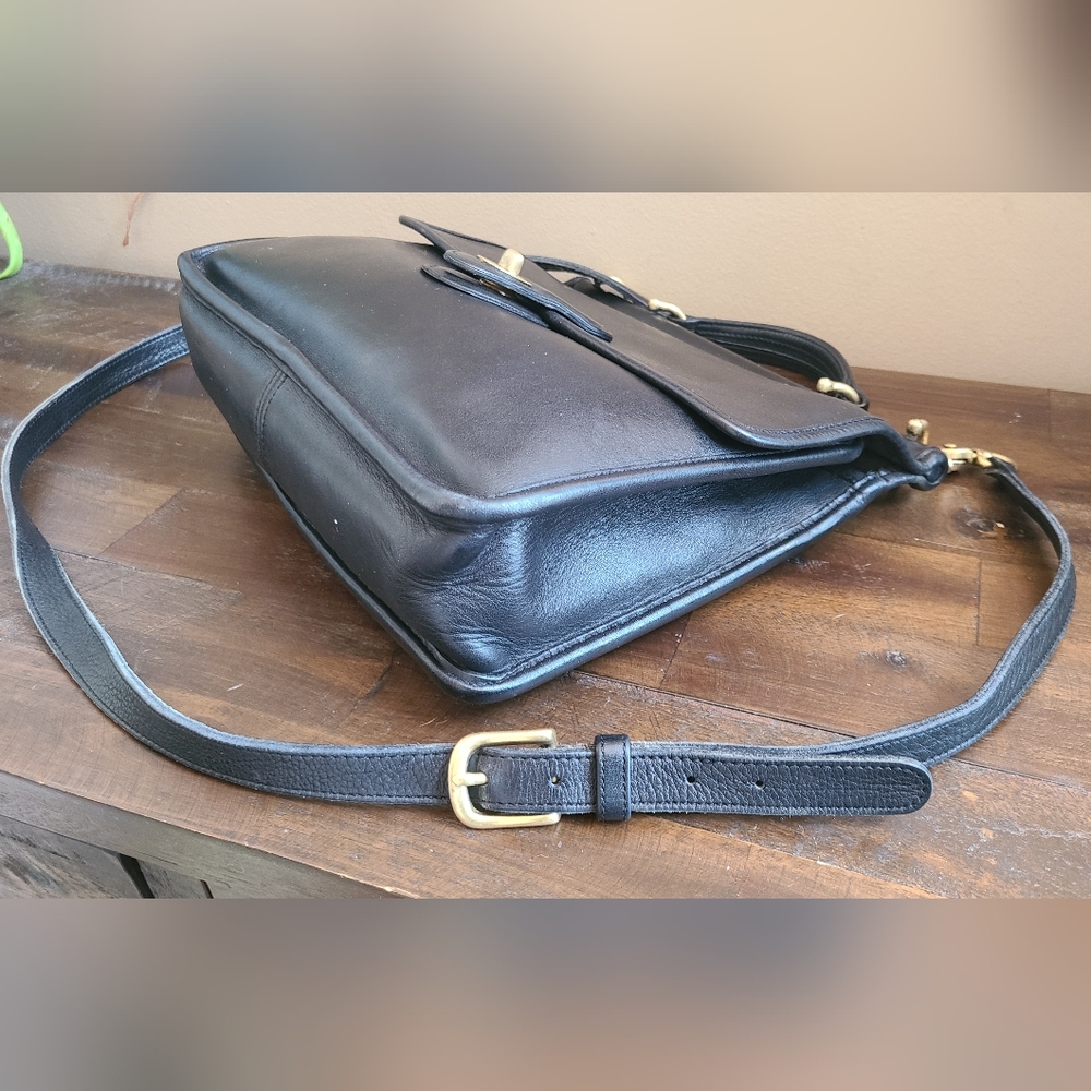 Vintage Coach Willis 9927 Black Leather - Picture 5 of 16
